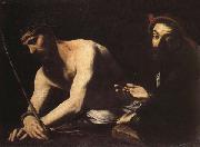 CARACCIOLO, Giovanni Battista Christ Before Caiaphas France oil painting artist